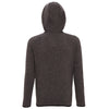 071 Melange knit fleece jacket