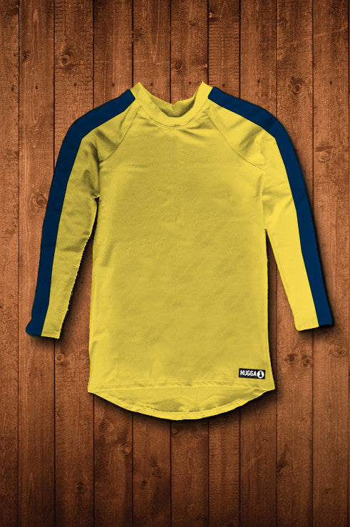 PENGWERN BC LS COMPRESSION TOP (YELLOW)