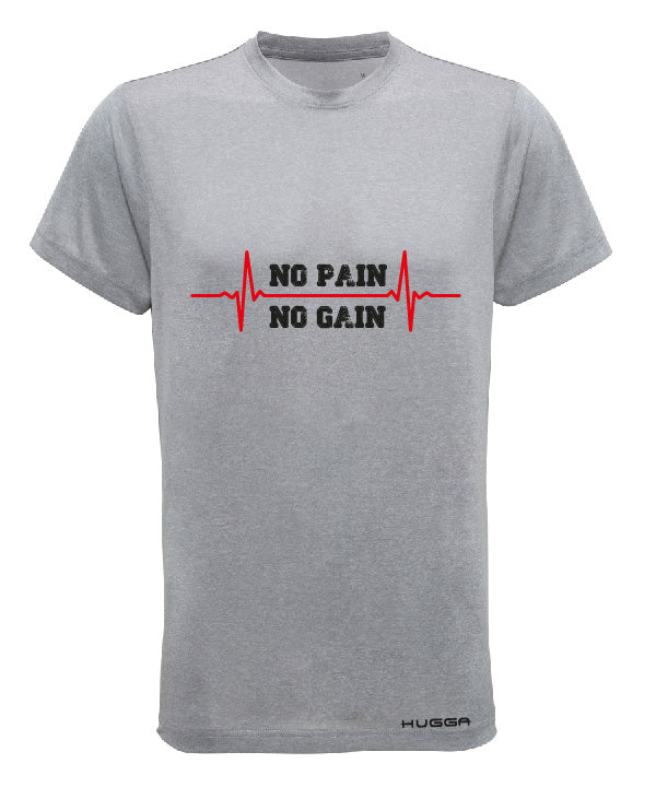No Pain No Gain Printed Performance T-Shirt