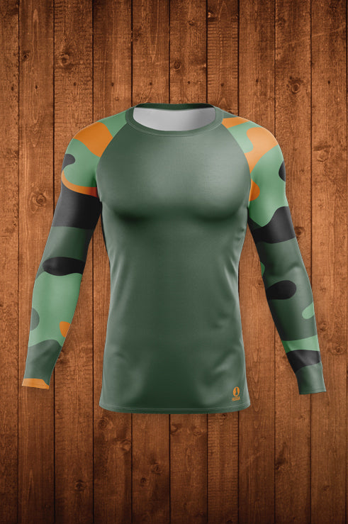 ADULT COMPRESSION SHIRT LONG SLEEVE | CAMO STRATOSPHERE
